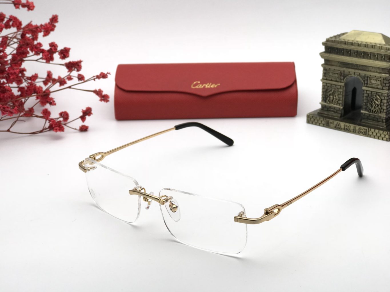 GIỌNG KÍNH CẬN NAM CATRTIER CAO CẤP – CATER 3645632 GOLD